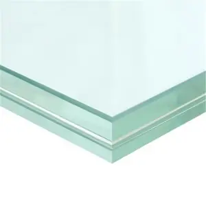 PVB Verbundglas Sicherheits glas 10.76 12,38mm Vorhang fassade Trennwand glas