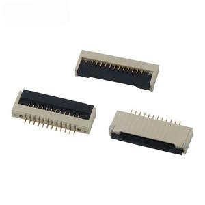 Connecteur FFC FPC ZIF SMT 8/10/12 broches, pas de 1,0 mm, avec bornes en alliage de cuivre et placage en or, emballage complet - Product Image 1