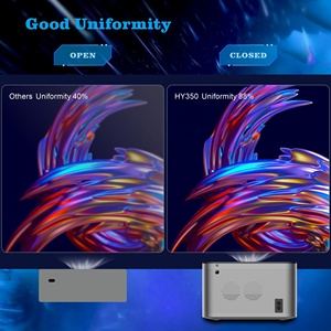 IN Stock HY350 Factory 2024 NEW 4K Mini Smart <strong>Android</strong> 11 Home Theater Projector Portable Auto HD Projector Mini 4k Projector - Product Image 3