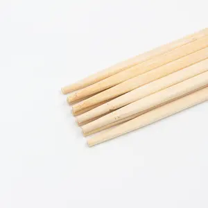 Venda quente de pauzinhos longos de bambu degradáveis de 5,5 mm pauzinhos de madeira mangas personalizadas