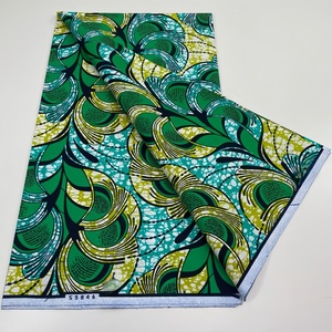 Nouveau Tissu Original BATIK Cire 100% Coton <span class=keywords><strong>Super</strong></span> Imprimé <span class=keywords><strong>Pagne</strong></span> <span class=keywords><strong>Africain</strong></span> pour Vêtements - Product Image 5
