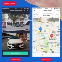 Cámara de Retroceso con Pantalla Táctil de 12 Pulgadas, Android 4G, Doble Lente 1080P, GPS y Detector de Radar