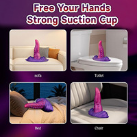 Plug anal vibrant chauffant sans fil avec télécommande et ventouse puissante, jouet personnel pour adultes en forme de pieuvre