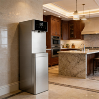 Distributeur d'eau sur pied en acier inoxydable, chauffage instantané, eau chaude et froide, usage domestique