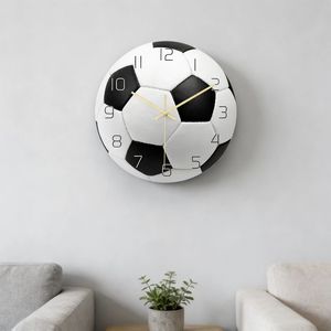 <strong>Funky</strong> Design Creative Acrylic Sports Ball <strong>Wall</strong> <strong>Clock</strong> Quartz Silent for Quirky Decor - Product Image 1