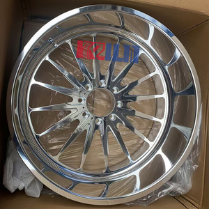 ล้ออัลลอยด์อะลูมิเนียมฟอร์จขนาด 24x14 นิ้ว ขอบลึก 24 นิ้ว พร้อมฝาครอบดุมล้อแบบลอยตัว - Product Image 4