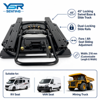 Base de siège pivotante à 360° °   Siège pivotant robuste pour Sprinter Alphard Van Camper Motorhome