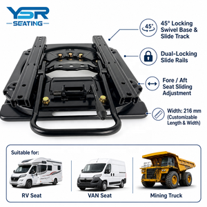 Base de siège pivotante à 360° °   Siège pivotant robuste pour Sprinter Alphard Van Camper Motorhome - Product Image 1