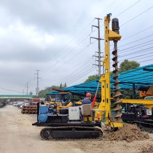 Hidrolik kazık çakma makinesi silindir paletli makine kazık sürücü hidrolik fotovoltaik çekiç kazık sürücü - Product Image 6