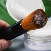 Docolor — ensemble de 7 pinceaux de maquillage synthétiques avec pochette, ensemble de brosses pour les cosmétiques, vente en gros