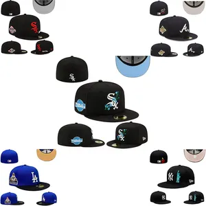 New Original Era High Quality Classic Caps Men Team Logo Baseball 9 50 Fitted Cap 6-Panel Closed Gorras Snapback Hat Cap