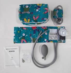 Tensiomètre Cartoon KS-2201A avec brassard en coton, sac à fermeture éclair en coton, étui en alliage d'aluminium, adapté aux nouveau-nés et aux enfants - Product Image 2