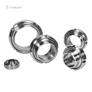 Unión Macho de Acero Inoxidable Pulido SS304 DONJOY, Tuerca de Unión DN10-DN150 <span class=keywords><strong>DIN</strong></span> <span class=keywords><strong>11851</strong></span>, Acoplamiento Sanitario - Product Image 2
