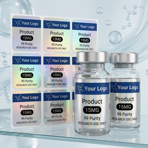 Étiquettes autocollantes pour flacons, résistantes à l'eau, à l'huile et aux alcool, en stock, pour une expédition rapide - Product Image 1