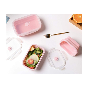 Hộp Cơm Trưa Cắm Trại Silicone Đóng Mở Cho Lò Vi Sóng Gấp Hộp Đựng Thực Phẩm Lưu Trữ Cho Trẻ Em - Product Image 1