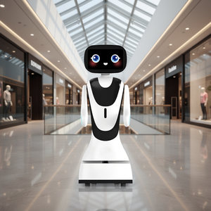Nouveau <span class=keywords><strong>Robot</strong></span> d'Accueil Intelligent et Adorable 2026 avec Batterie 15Ah, Recharge Automatique et Navigation Laser pour Hôtels et Centres Commerciaux - Product Image 1