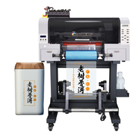 Graphking Imprimante d'autocollants Uv Dtf A3 30cm à opération simple avec Xp600/i3200 HeadAll in One Uv Dtf Glass Cups