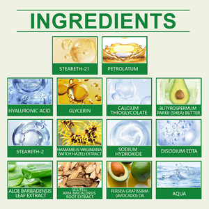 All'ingrosso crema per la depilazione di Aloe Vera Non irritante per tutto il corpo ascellare ascellare del braccio della gamba per rimuovere la crema - Product Image 5