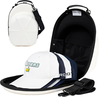 Sac de voyage de luxe pour casquette de baseball, étanche, antichoc, en EVA rigide, avec fermeture éclair, vente chaude des fabricants