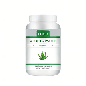 Cápsulas de Aloe Vera, Suplemento Herbal para Adultos, Apoyo para la Salud Intestinal, 60 Unidades, Personalización Natural OME - Product Image 1