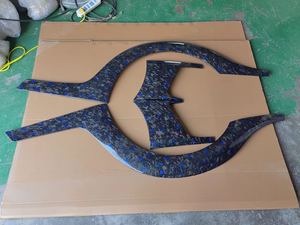 คิ้วล้อรถยนต์แบบ <span class=keywords><strong>R35</strong></span> GTR <span class=keywords><strong>R35</strong></span>คาร์บอนไฟเบอร์ - Product Image 5