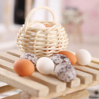Miniature nourriture et oeuf Mini modèle 1:12 maison de poupée scène vivante maison de poupée accessoires pour la maison