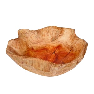 Hand Carved Design Natural Wooden <b>Bowl</b> Decorative Acacia Wood Fruit & <b>Salad</b> <b>Serving</b> <b>Bowl</b> for Hotel & Restaurant Use - Product Image 3