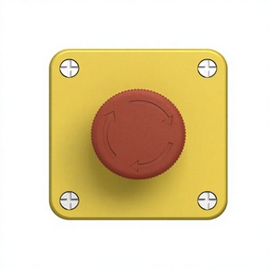Caja de control de parada de emergencia XALJ015C IP65 con carcasa de PC, montaje de 22 mm, botón giratorio de reinicio con contacto de plata de desacoplamiento lento - Product Image 2