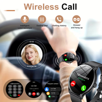 L2 Akıllı Saat 1.52 İnç Su Geçirmez Manyetik Unisex Akıllı Fitness Sağlık Monitörü Uyku Takipçisi Alarm Saati Android Akıllı Saat