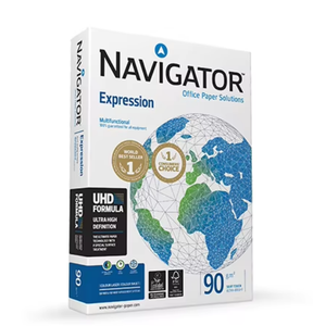 Carta <span class=keywords><strong>per</strong></span> Fotocopie Universale <span class=keywords><strong>A4</strong></span> 80gsm Qiyin Navigator, Confezione da 500 <span class=keywords><strong>Fogli</strong></span> - Product Image 4