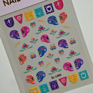 3D สติกเกอร์ติดเล็บรูปแมงมุมแบบมีกาวใ<span class=keywords><strong>น</strong></span>ตัวสติกเกอร์ใยแมงมุมรูปผีน่ากลัวสำหรับตกแต่งเล็บวั<span class=keywords><strong>น</strong></span>หยุดฤดูใบไม้ร่วงอุปกรณ์ตกแต่งเล็บสำหรับทำเล็บ - Product Image 1