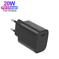 Cargador Rápido PD de 20W con Certificación CE ETL, Cargador de Pared USB Tipo C, Adaptador de Corriente USB-C para Apple iPhone 14 15 16 Pro