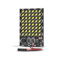 Nouveau W5w C5w C10w Lumière de tableau de bord de voiture DC12/24V Festoon Lumière de lecture de dôme T10Light 2 Adaptateur de base 48SMD 3014
