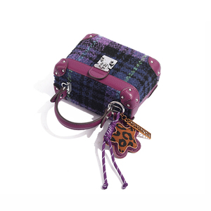 2025 squisita piccola borsa quadrata viola peluche, alta qualità e bella borsa a prezzo, recentemente molto popolare borsa a tracolla 1383 - Product Image 4