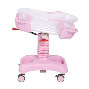 Mobilier de l'hôpital médical nouveau-né soins réglable berceau porte-lit bébé berceaux poussette chariot lit bébé chariot pour bébés - Product Image 4