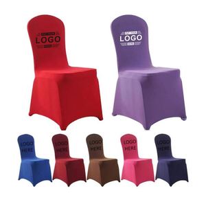 Housses de chaise de salle à manger noires de conception spéciale pour mariage, vente en gros - Product Image 1