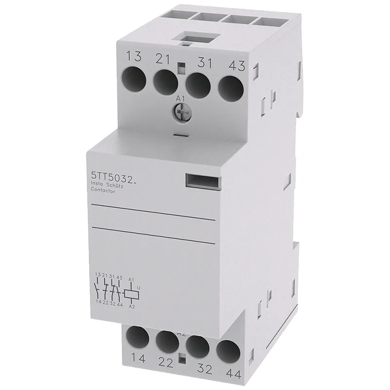 Kontaktor INSTA dengan 2 NO dan 2 NC Kontak untuk 230V AC, 400V 25A Kontrol 230V AC untuk SIEMENS For