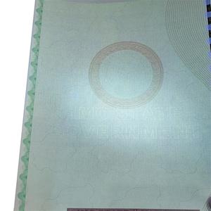 Certificado de autenticidad Origen Anti-falsificación Certificado de grado de holograma Papel de impresión Seguridad - Product Image 4