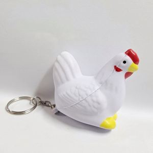 Offre Spéciale – Porte-clés en Mousse PU Personnalisable avec Logo, Anti-stress en Forme de Poulet, Jouet Anti-stress, Balle Anti-stress - Product Image 4