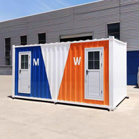 Toilette et douche modulaires Construction en acier Toilette portative pour les maisons en conteneur fabriquées en Chine
