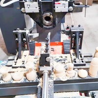 Tour à bois miniature Mustang MT5025A à alimentation automatique, tour à bois CNC pour la production de bois