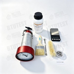 Testeur d'humidité rapide pour sols, kit de méthode Calcium du sol ASTM D4944, haute précision 0,1% avec balance numérique, pour billes d'acier, sable et agrégats en terrain - Product Image 4