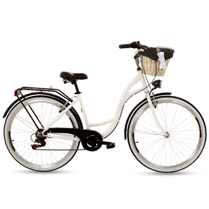 Vélo de ville <span class=keywords><strong>rose</strong></span> tendance pour femme 2025 26 pouces avec panier - Product Image 3