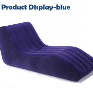 Venta Directa de Fábrica, Sofá Largo Inflable de PVC para Interiores, para Descansar y Relajarse - Product Image 4