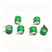 Batterie bouton rechargeable Ni-MH 2,4 V 3,6 V 20 40 60 80 mAh avec broches pour alimentation de secours, personnalisation et traitement