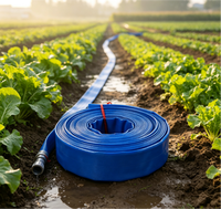 Tuyau plat en PVC haute pression de 1 à 8 pouces avec moulures pour l'irrigation agricole, certifié ISO et CE