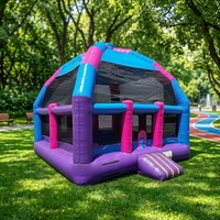 Château gonflable commercial sur mesure, modèle Princesse Bongo, grande taille, en PVC, capacité maximale 500 personnes