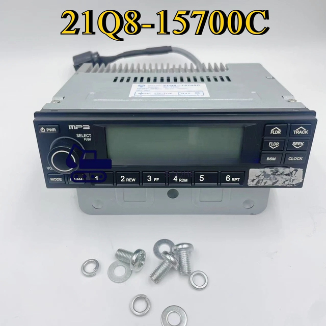 21Q8-15700C,RADIO & USB PLAYER Excavator R160-9R, R80-9,R220-9,R140-9,R140-9A,R140W-9,R140W-9A,R48-9,R290-9A
