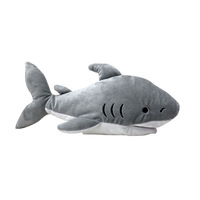Marionnette en peluche personnalisée d'animaux marins, requin, baleine, pieuvre, pour cadeau promotionnel, vente en gros, OEM, ODM, usine