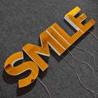 Enseigne lumineuse LED personnalisée en néon 3D avec effet miroir infini, enseigne de logo en miroir infini 3D accrocheuse, enseigne extérieure et intérieure pour entreprise et magasin